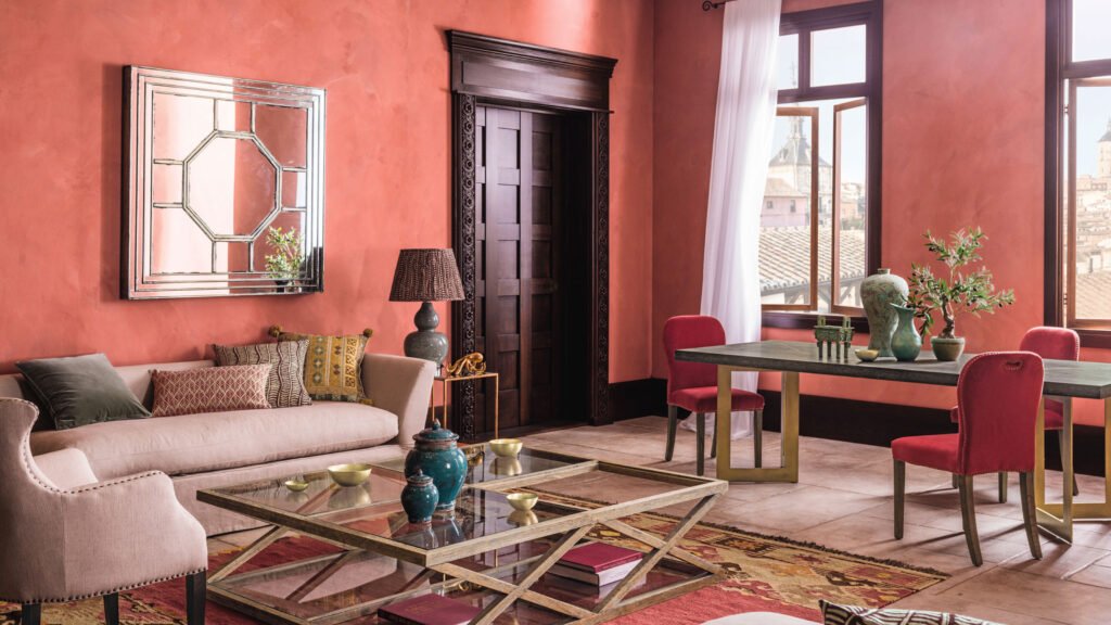 Coral Crush Trending Interior Paint Colors